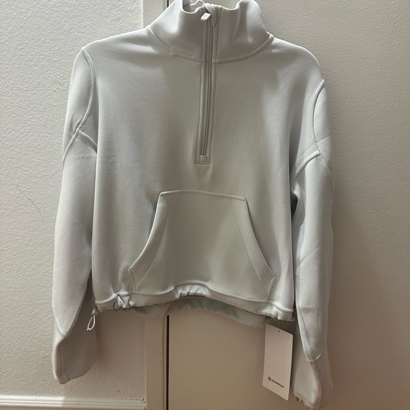 NWT Lululemon brushed softstream half zip size 4 - Picture 3 of 7